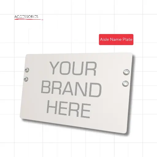 Aisle Name Plate 